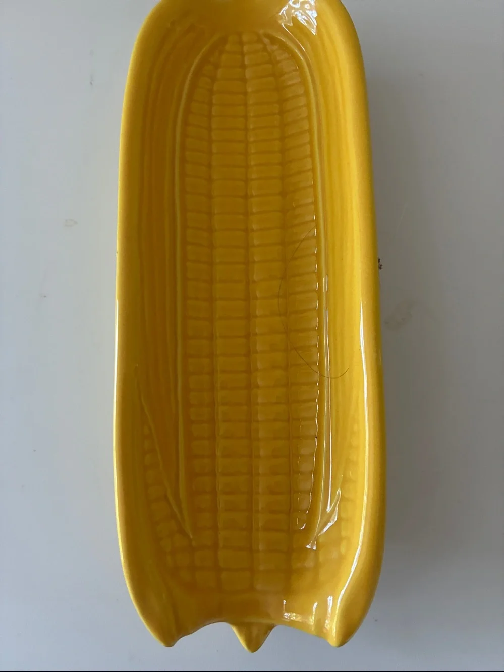 Sur La Table Vintage Ceramic Corn Serving Dishes - Red & Yellow Set